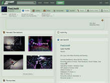 Tablet Screenshot of feelinnn.deviantart.com