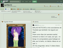 Tablet Screenshot of karlilita123.deviantart.com