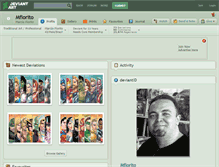 Tablet Screenshot of mfiorito.deviantart.com