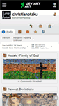 Mobile Screenshot of christianotaku.deviantart.com