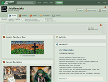 Tablet Screenshot of christianotaku.deviantart.com