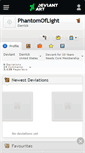 Mobile Screenshot of phantomoflight.deviantart.com