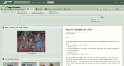 Desktop Screenshot of dragonworrior.deviantart.com