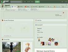 Tablet Screenshot of keewii.deviantart.com