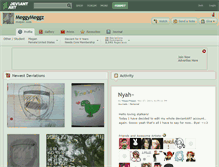 Tablet Screenshot of meggymeggz.deviantart.com