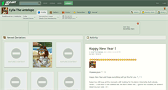 Desktop Screenshot of cylia-the-antelope.deviantart.com