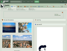Tablet Screenshot of koetzi.deviantart.com