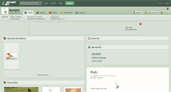 Desktop Screenshot of duckplz.deviantart.com
