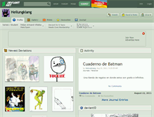 Tablet Screenshot of heilungkiang.deviantart.com