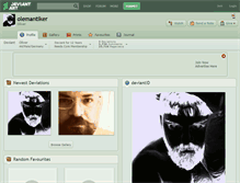 Tablet Screenshot of olemantiker.deviantart.com