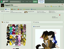 Tablet Screenshot of doggygirl356.deviantart.com