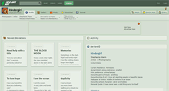 Desktop Screenshot of kindergirl.deviantart.com
