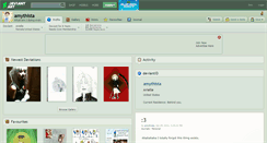 Desktop Screenshot of amythista.deviantart.com