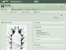 Tablet Screenshot of hpjunky.deviantart.com