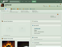 Tablet Screenshot of jedivandal.deviantart.com