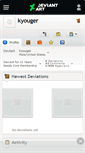 Mobile Screenshot of kyouger.deviantart.com