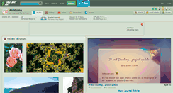 Desktop Screenshot of annissina.deviantart.com