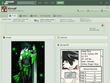 Tablet Screenshot of kivwolf.deviantart.com