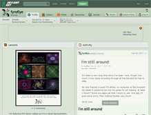Tablet Screenshot of fyreflye.deviantart.com