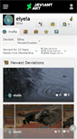 Mobile Screenshot of eiyela.deviantart.com
