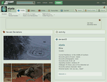 Tablet Screenshot of eiyela.deviantart.com
