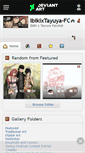 Mobile Screenshot of ibikixtayuya-fc.deviantart.com