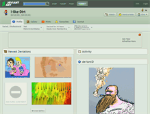 Tablet Screenshot of i-like-dirt.deviantart.com