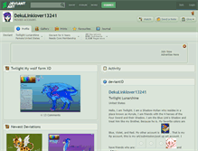 Tablet Screenshot of dekulinklover13241.deviantart.com