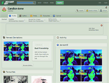 Tablet Screenshot of candice-anne.deviantart.com