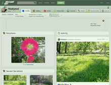 Tablet Screenshot of hootyowl.deviantart.com