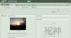 Desktop Screenshot of ishinigami.deviantart.com