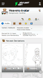 Mobile Screenshot of heavens-avatar.deviantart.com