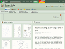 Tablet Screenshot of heavens-avatar.deviantart.com