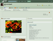 Tablet Screenshot of hploverxquash.deviantart.com