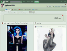 Tablet Screenshot of madonna1250.deviantart.com