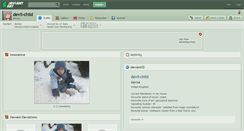 Desktop Screenshot of devil-child.deviantart.com