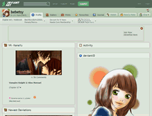 Tablet Screenshot of bebetsy.deviantart.com