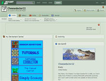 Tablet Screenshot of cheesedoctor22.deviantart.com