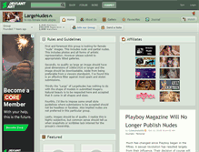 Tablet Screenshot of largenudes.deviantart.com