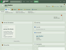Tablet Screenshot of gsp-shadow.deviantart.com