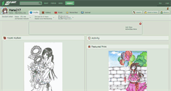 Desktop Screenshot of hana217.deviantart.com