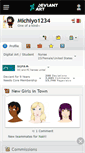 Mobile Screenshot of michiyo1234.deviantart.com