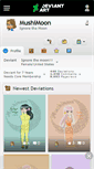 Mobile Screenshot of mushimoon.deviantart.com