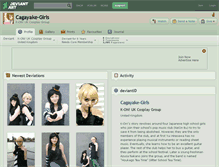 Tablet Screenshot of cagayake-girls.deviantart.com