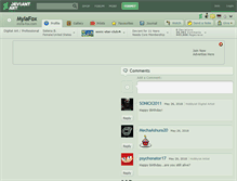 Tablet Screenshot of mylafox.deviantart.com