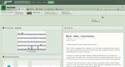 Desktop Screenshot of mulczhar.deviantart.com