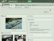 Tablet Screenshot of frozenfra.deviantart.com