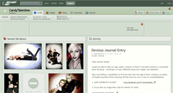 Desktop Screenshot of candytalentine.deviantart.com