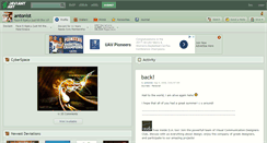 Desktop Screenshot of antonist.deviantart.com