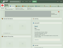 Tablet Screenshot of beeq.deviantart.com